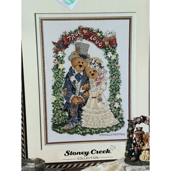 Boyds Bears and Friends Cross Stitch Pattern Leaflet Book Stoney Creek BB006 - Picture 2 of 2